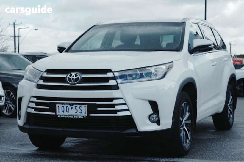 White 2018 Toyota Kluger SUV GXL 4WD
