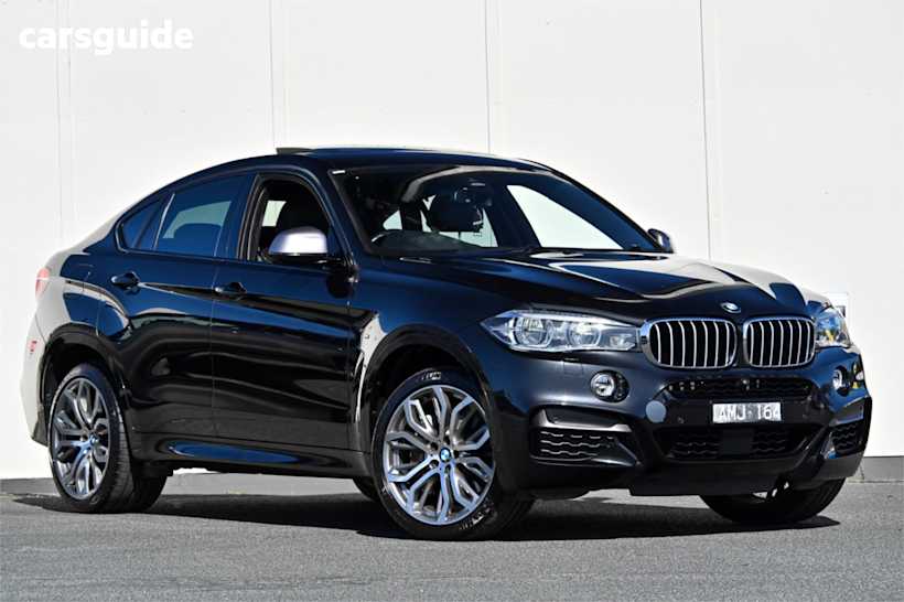 Black 2016 BMW X6 SUV M50D 4X4