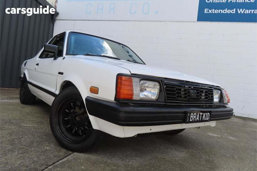 White 1988 Subaru Brumby Pickup (4X4)