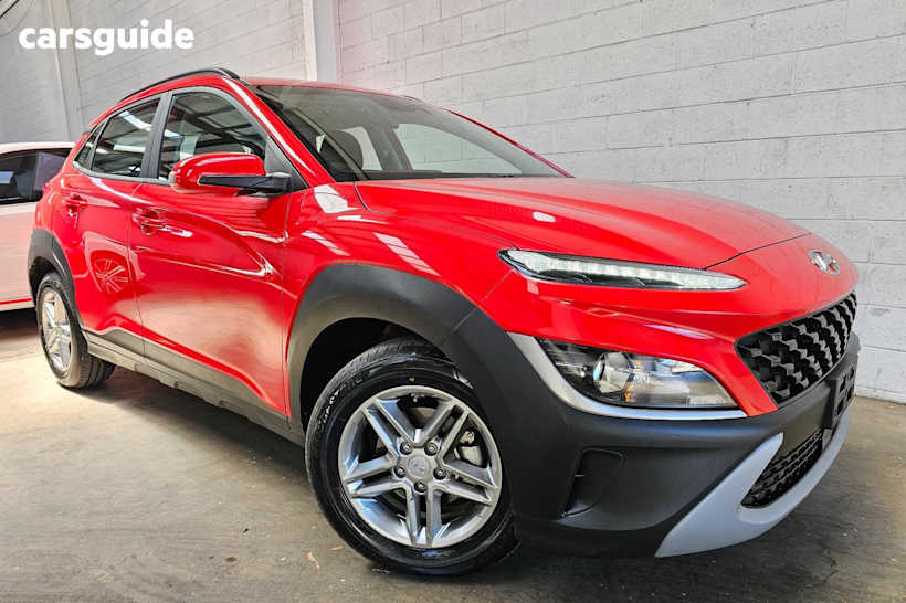Red 2023 Hyundai Kona SUV F