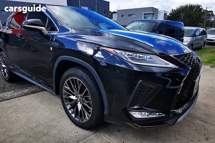 Black 2021 Lexus RX SUV RX450H F SPORT 4X4