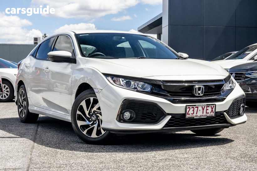 White 2017 Honda Civic Hatch VTI-S F