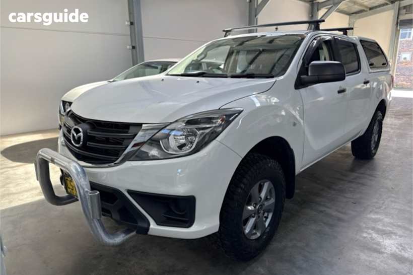 White 2018 Mazda BT-50 Dual Cab Utility Xt (4X2) (5Yr)