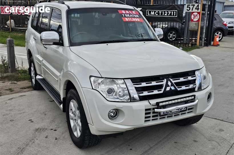 White 2011 Mitsubishi Pajero Wagon Exceed Lwb (4X4)