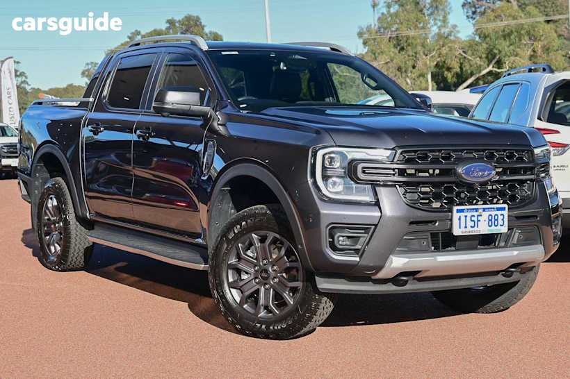 Grey 2023 Ford Ranger Ute Tray WILDTRAK 4X4