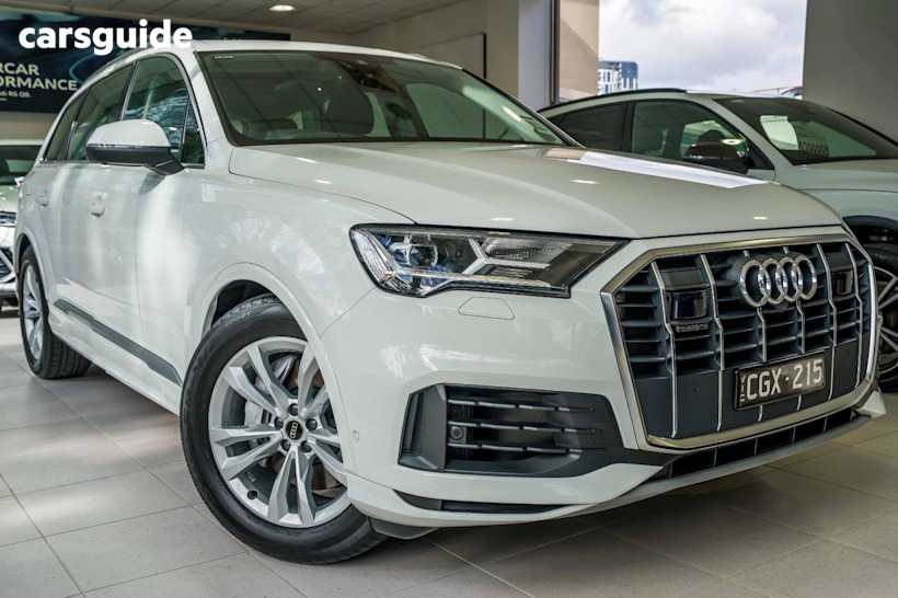 White 2022 Audi Q7 SUV 45 TDI 4WD