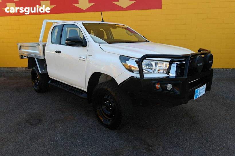 White 2019 Toyota Hilux X Cab Cab Chassis Sr (4X4)