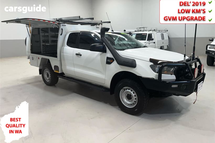 White 2018 Ford Ranger Ute Tray XL 4X4