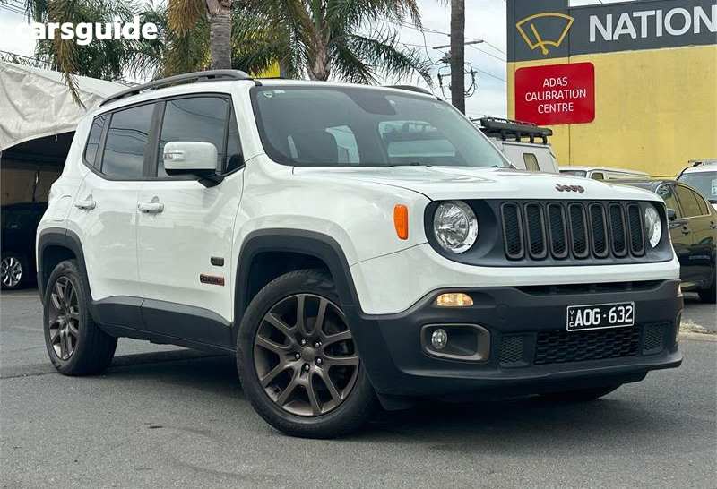 White 2016 Jeep Renegade Wagon Longitude 75Th Anniversary