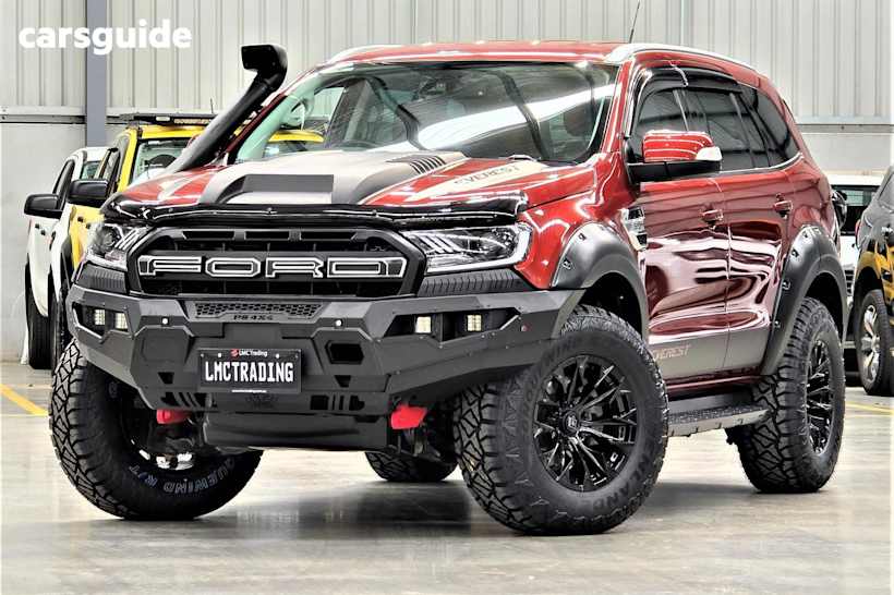 Red 2017 Ford Everest SUV TREND R