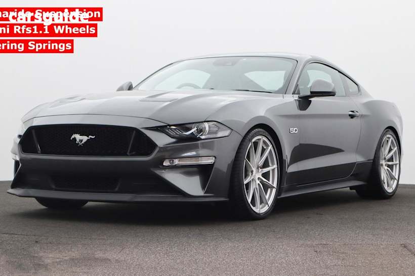 Grey 2019 Ford Mustang Coupe GT R