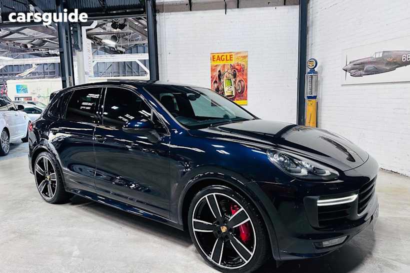 Blue 2015 Porsche Cayenne SUV GTS 4X4