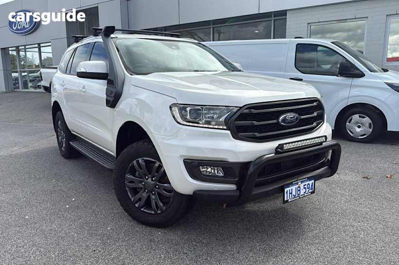 White 2021 Ford Everest SUV TREND 4X4