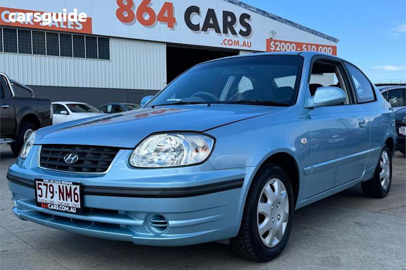 Blue 2005 Hyundai Accent Hatch 1.6