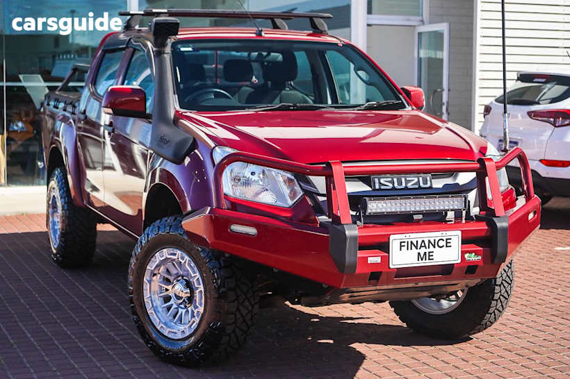 Red 2019 Isuzu D-MAX Crew Cab Utility Sx (4X4)