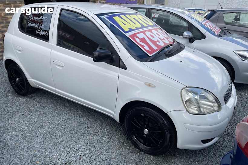 White 2003 Toyota Echo Hatch F