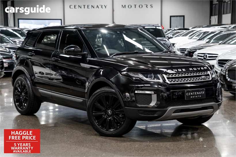 Black 2017 Land Rover Range Rover Evoque SUV TD4 150 SE 4X4