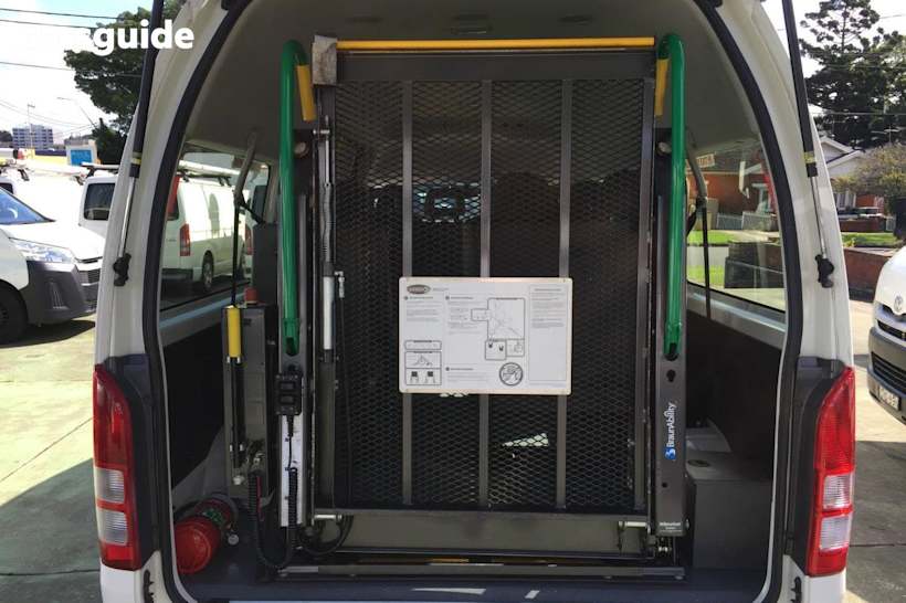 White 2017 Toyota HiAce Bus Commuter
