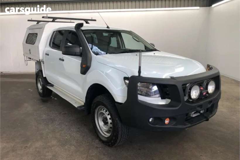 White 2014 Ford Ranger Ute Tray XL PLUS 4X4