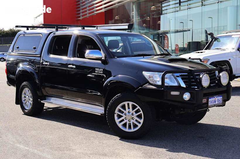 Black 2015 Toyota Hilux Ute Tray SR5 4X4
