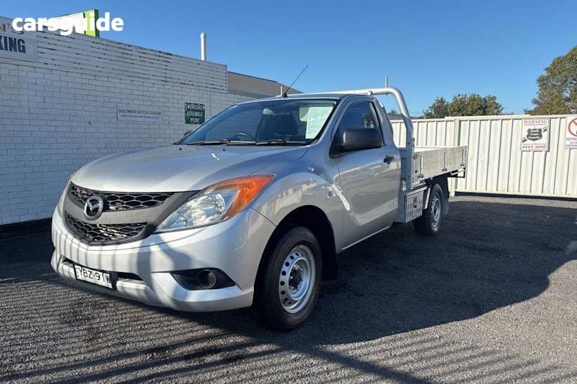 Silver 2014 Mazda BT-50 Cab Chassis Xt (4X2)