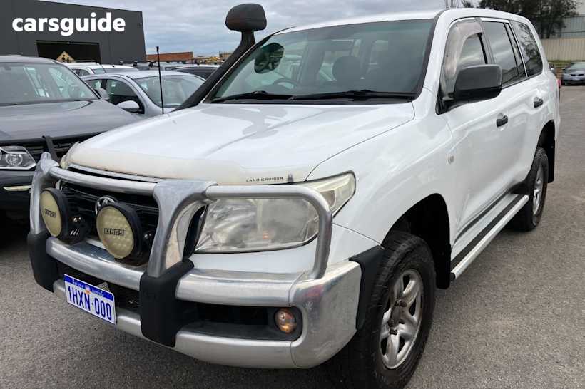 White 2012 Toyota Landcruiser Wagon Gx (4X4)