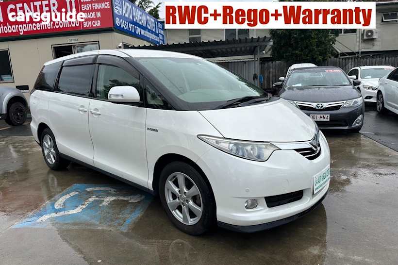 White 2008 Toyota Estima Wagon Aeras G