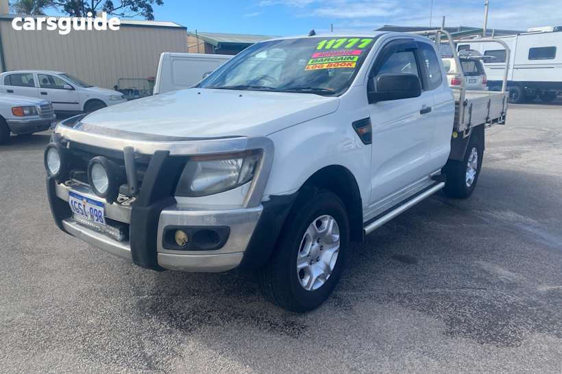 White 2012 Ford Ranger Super Cab Chassis Xl 2.2 Hi-Rider (4X2)
