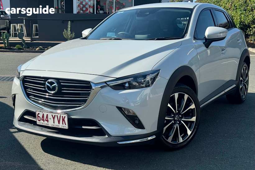White 2019 Mazda CX-3 SUV STOURING F