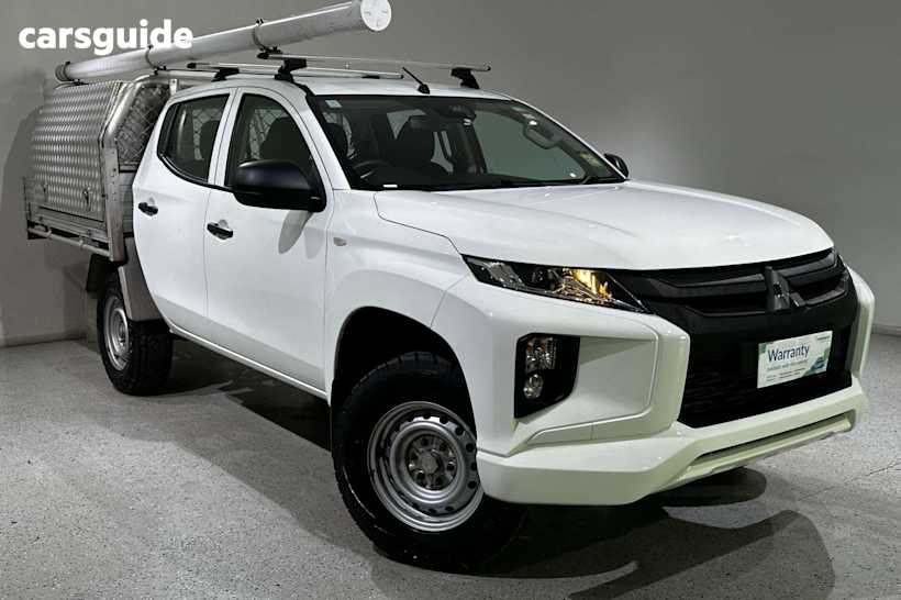 White 2022 Mitsubishi Triton Ute Tray GLX R