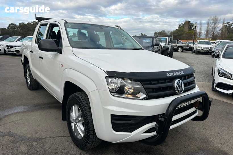 White 2020 Volkswagen Amarok Ute Tray TDI400 CORE 4X4