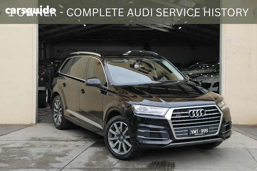 Black 2015 Audi Q7 SUV TDI 4WD