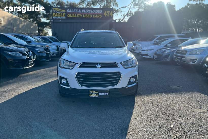 White 2016 Holden Captiva Wagon Active 7 Seater