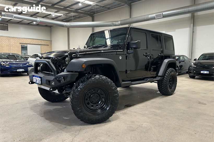 Black 2017 Jeep Wrangler Sedan SPORT 4X4