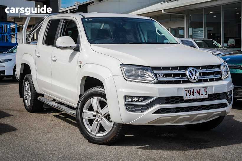 White 2020 Volkswagen Amarok Ute Tray TDI550 HIGHLINE 4X4
