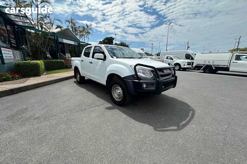 White 2020 Isuzu D-MAX Ute Tray SX 4X4