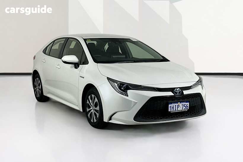 White 2021 Toyota Corolla Sedan Sx (Hybrid)