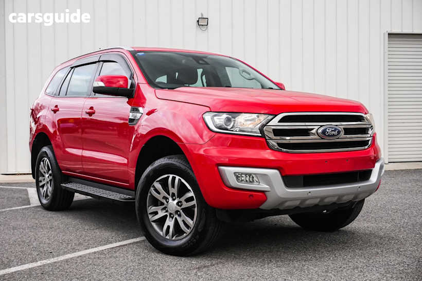 Red 2018 Ford Everest SUV TREND R