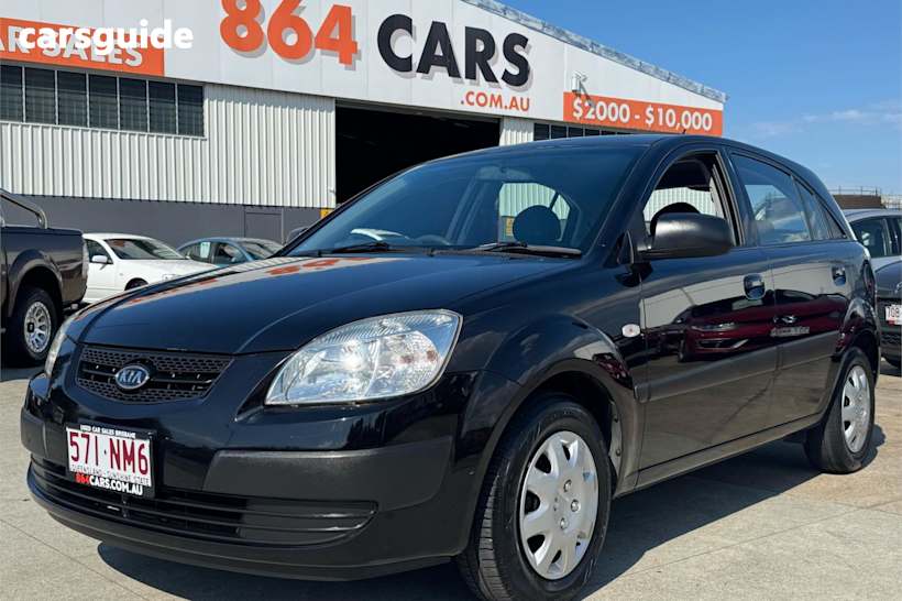 Black 2009 Kia RIO Hatch LX F