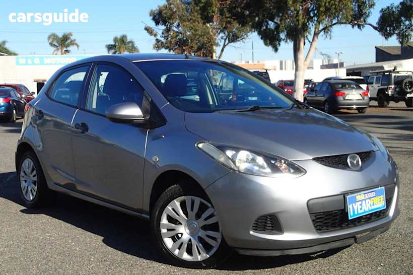 Grey 2009 Mazda 2 Hatchback Neo