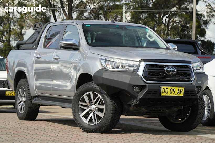 Silver 2020 Toyota Hilux Ute Tray SR5 4X4