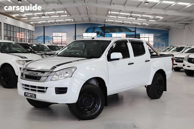White 2016 Isuzu D-MAX Crew Cab Utility Sx Hi-Ride (4X2)