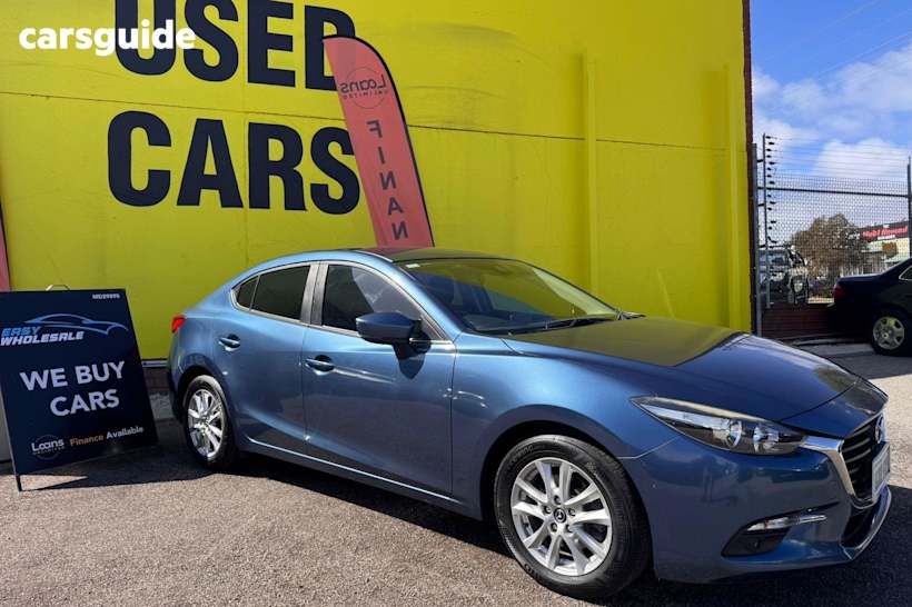 Blue 2017 Mazda Mazda3 Sedan MAXX F