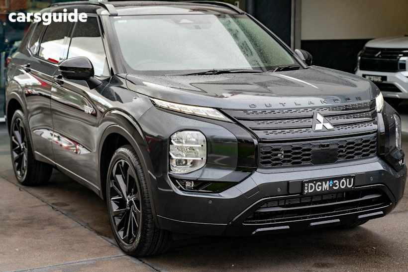 Grey 2024 Mitsubishi Outlander SUV PHEV GSR 4X4