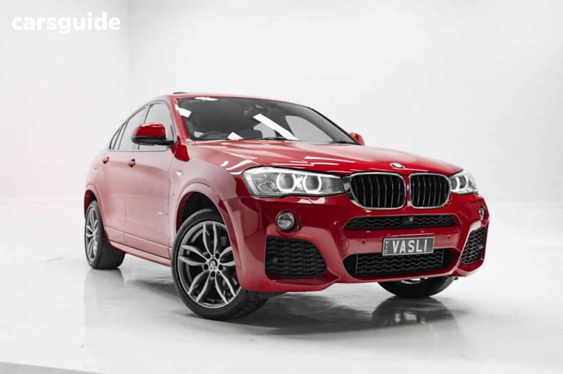 Red 2016 BMW X4 Coupe Xdrive 20I