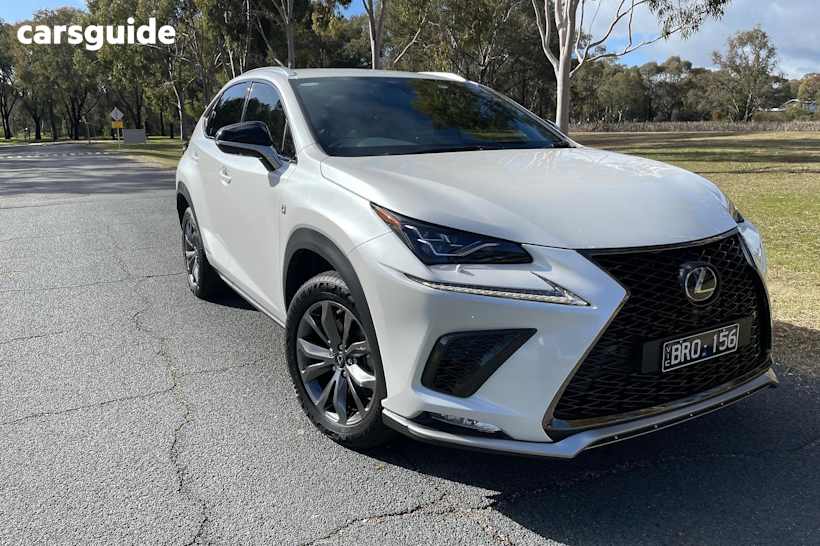 White 2021 Lexus NX SUV NX300H F SPORT F