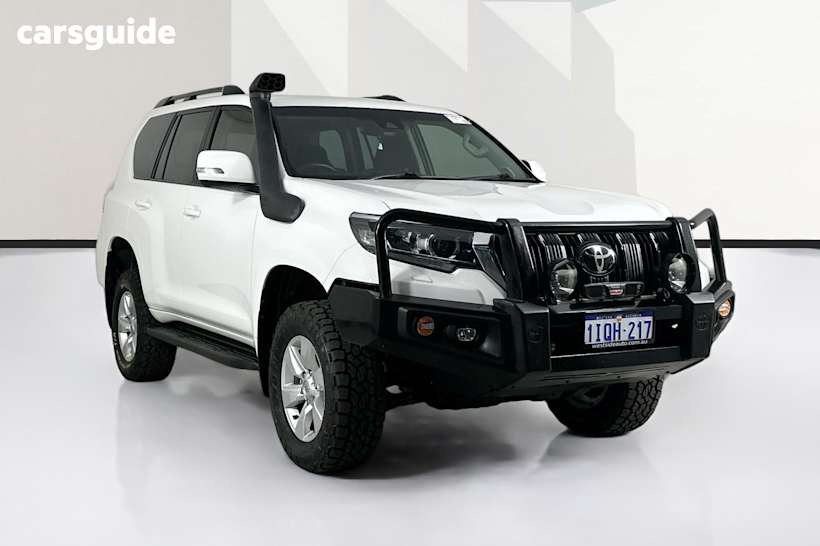 White 2018 Toyota Landcruiser Prado Wagon Gxl (4X4)