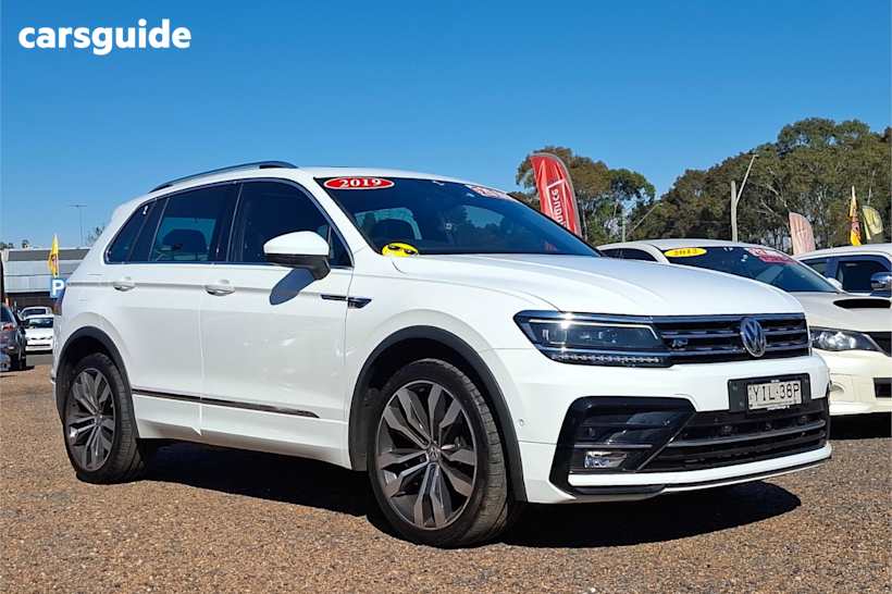 White 2019 Volkswagen Tiguan Wagon 162 Tsi Highline