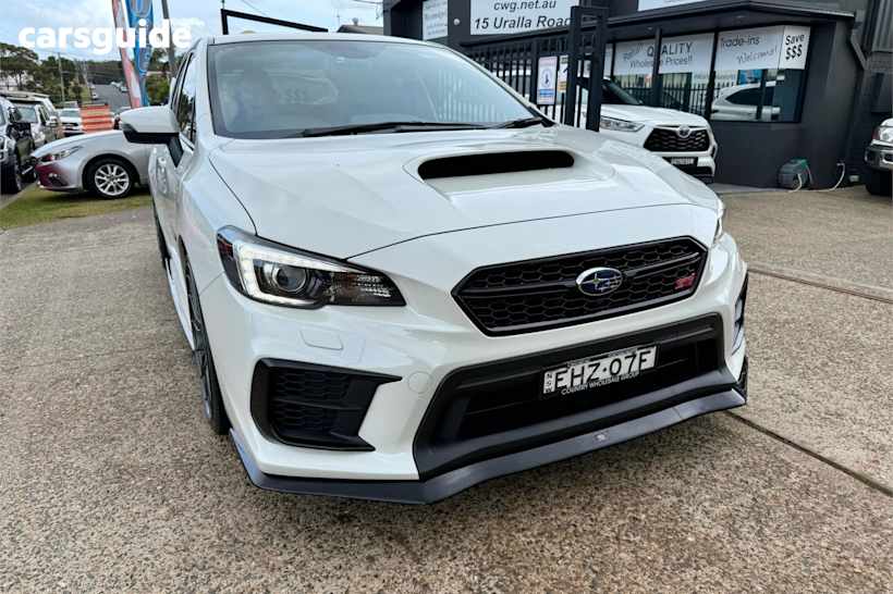 White 2020 Subaru WRX Sedan Sti Spec R (Wing) (Awd)