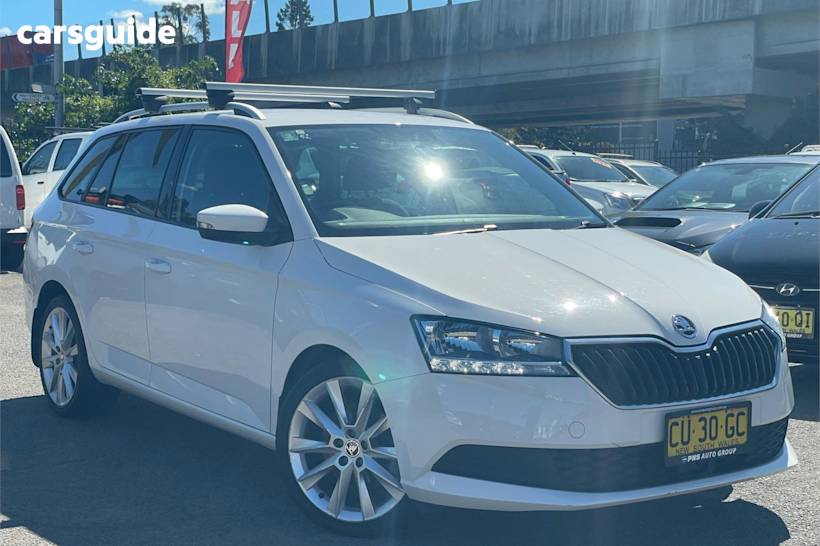 White 2019 Skoda Fabia SUV 81TSI F